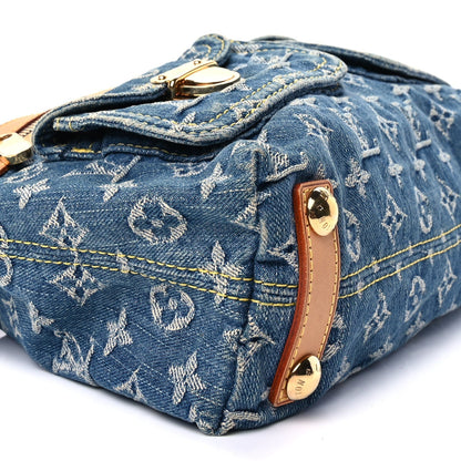 Monogram Denim Baggy PM Blue