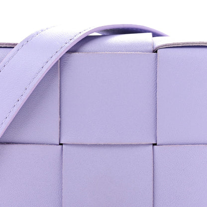 Lambskin Intreccio Candy Cassette Crossbody Bag Wisteria