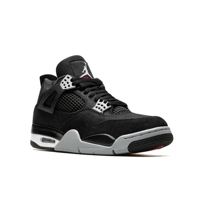 JORDAN 4 Retro Black Canvas