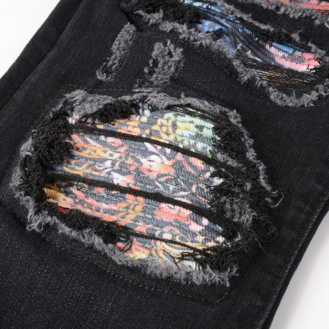 Amr Camo Patch Jeans