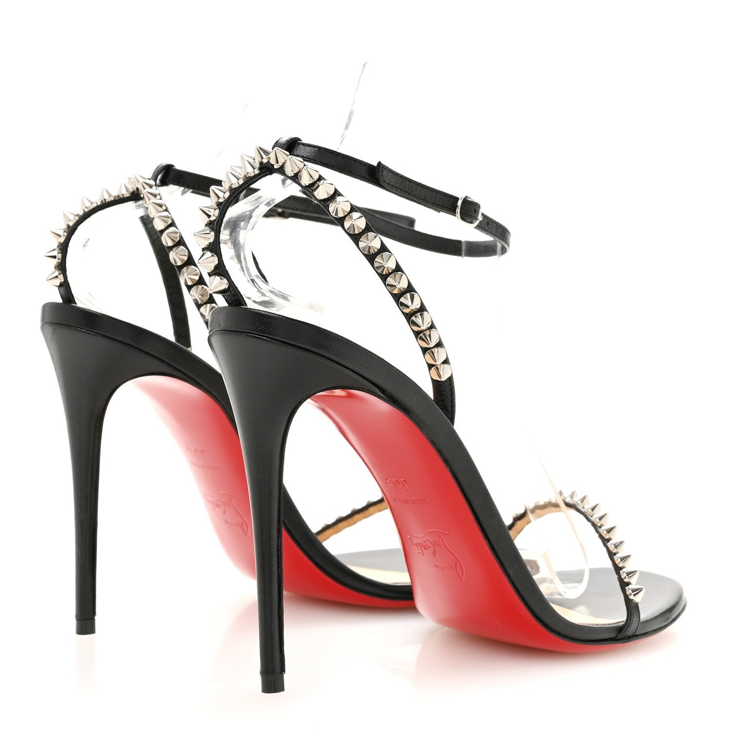 Kid Spiked So Me 100 Sandals 38.5 Black