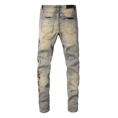 Jeans Amr Black Bones Blue