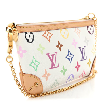 Monogram Multicolor Pochette Milla MM White