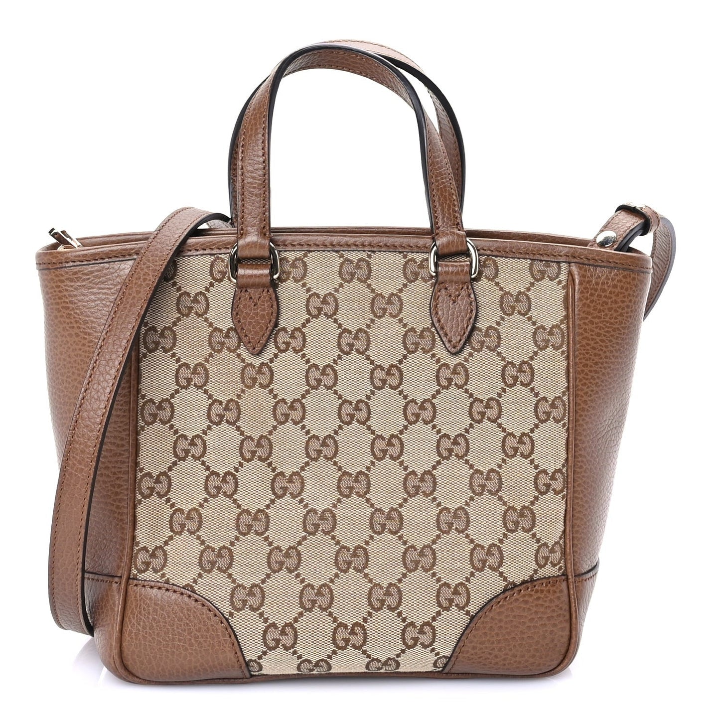 Monogram Small Bree Tote Beige Tabacco