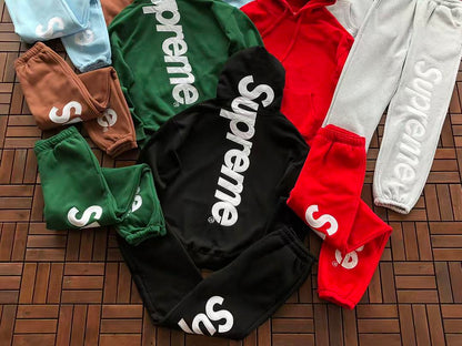TOP￥~125 PANTS￥~115 S🔥P🔥E🔥E HOODIE TROUSERS FLEECE
