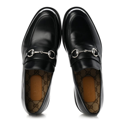 Davis Bull Mens Horsebit Loafers 10 Black