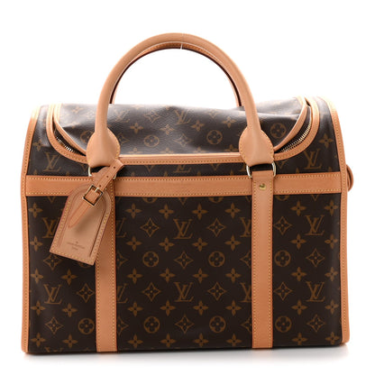 Monogram Dog Carrier 40