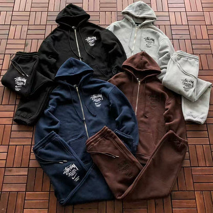 TOP￥~129 PANTS￥~115 N🔥K🔥& ST🔥S🔥Y HOODIE TROUSERS FLEECE