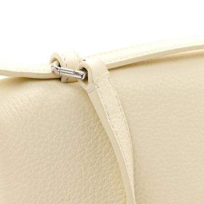 Grained Calfskin L19 Extra Pocket Pouch Whisper White