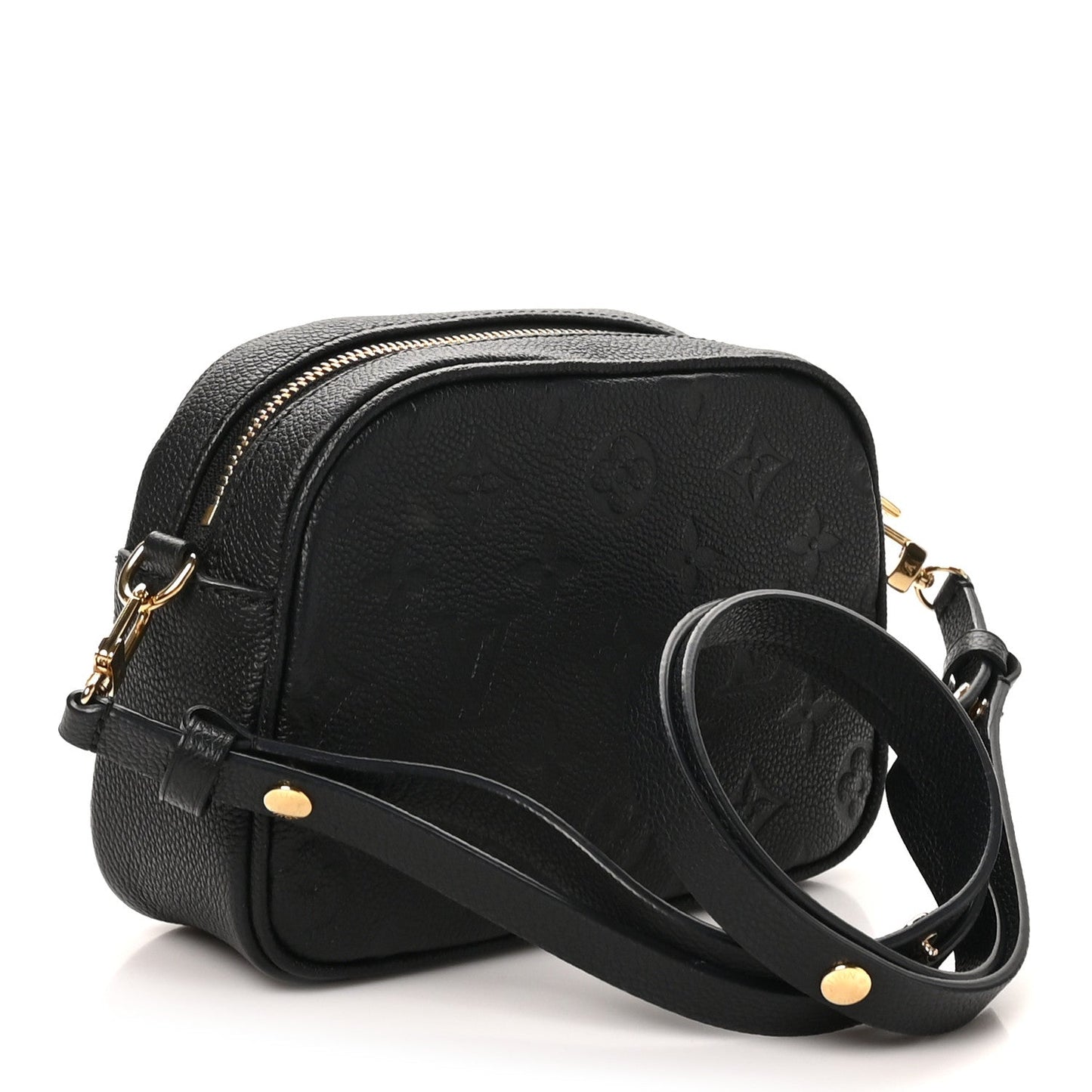 Empreinte Monogram Tiny Camera Bag Black