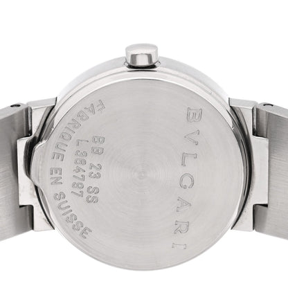 Stainless Steel 23mm Quartz Watch Black