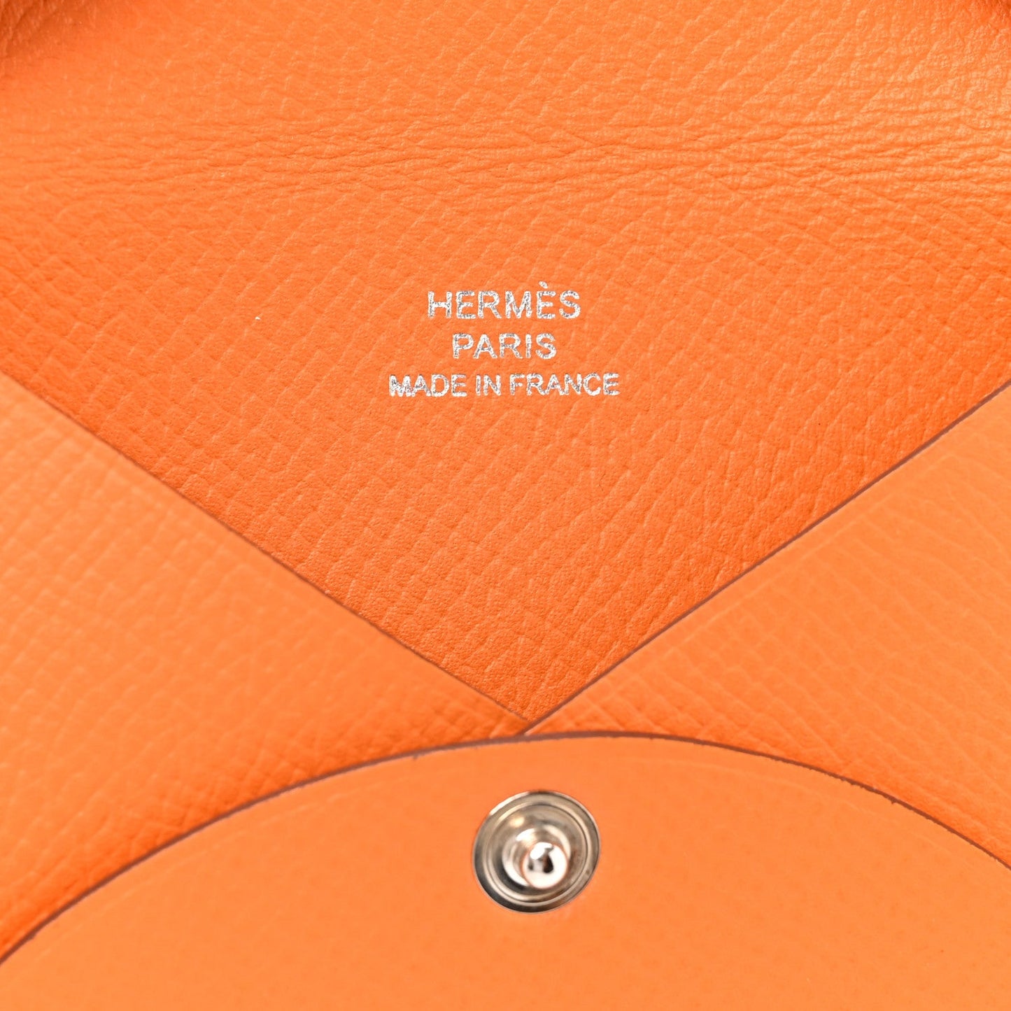 Epsom Calvi Card Case Orange