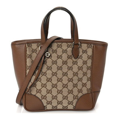 Monogram Small Bree Tote Beige Tabacco