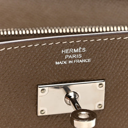 Epsom Kelly Longue Wallet Etoupe