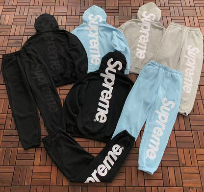 TOP￥~179 PANTS￥~169 S🔥P🔥E🔥E HOODIE TROUSERS FLEECE