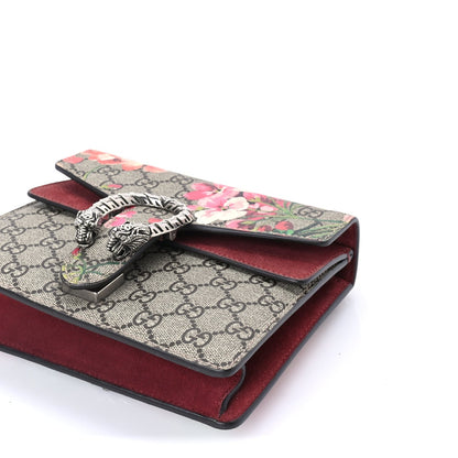 GG Supreme Monogram Blooms Mini Dionysus Shoulder Bag Beige Multicolor Dry Rose