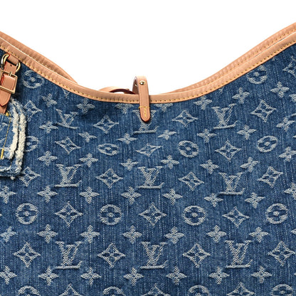 Monogram Denim CarryAll MM Blue