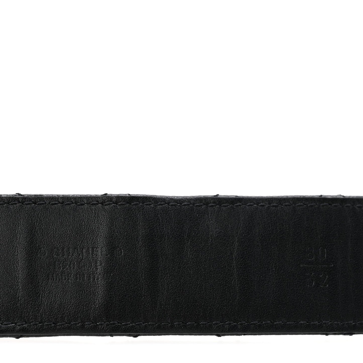 Caviar Quilted CC Chain Belt 80 32 Black