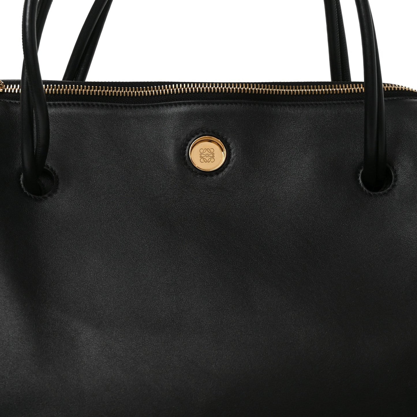 Supple Calfskin Medium Madrid Bag Black