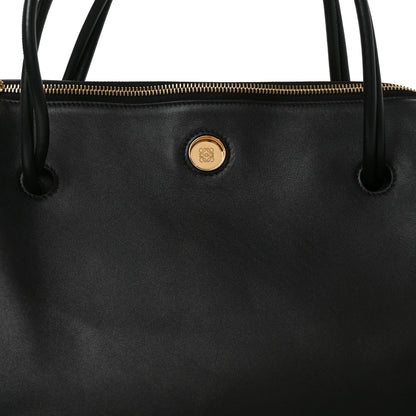 Supple Calfskin Medium Madrid Bag Black