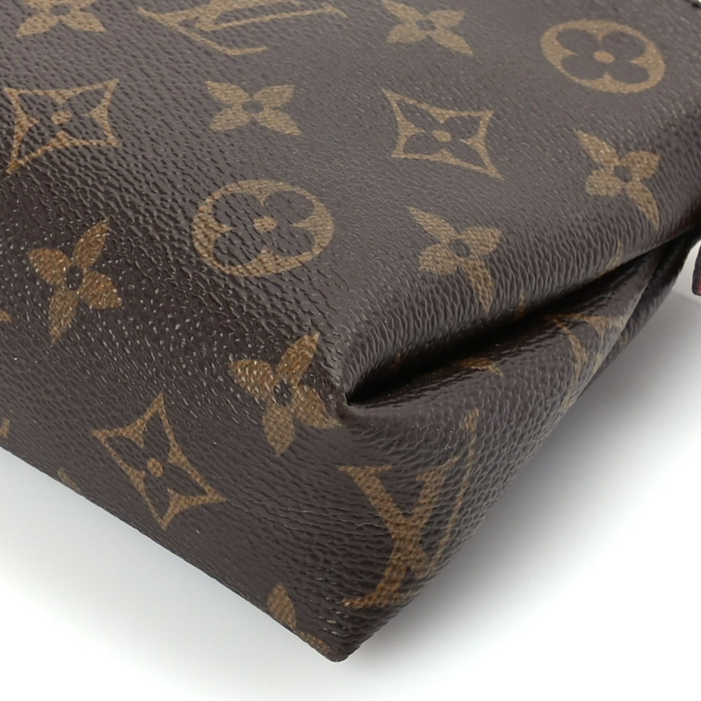Monogram Pallas Clutch  Cherry