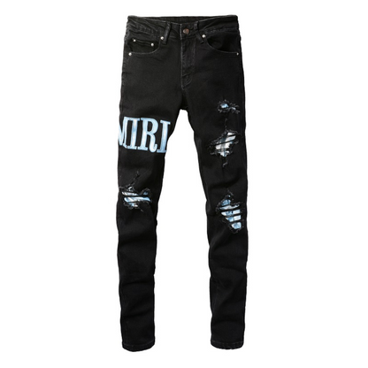 Jeans Amr Blue Patch