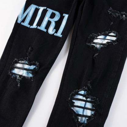 Jeans Amr Blue Patch