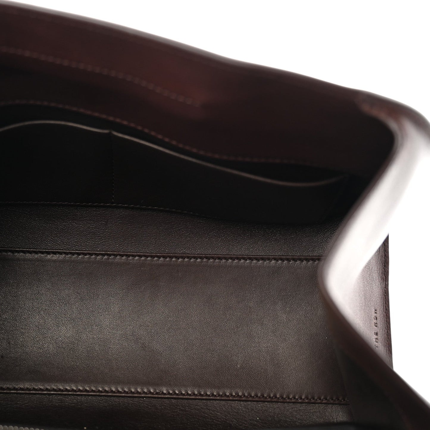 Polished Saddle Calfskin Peggy Clutch Burgundy