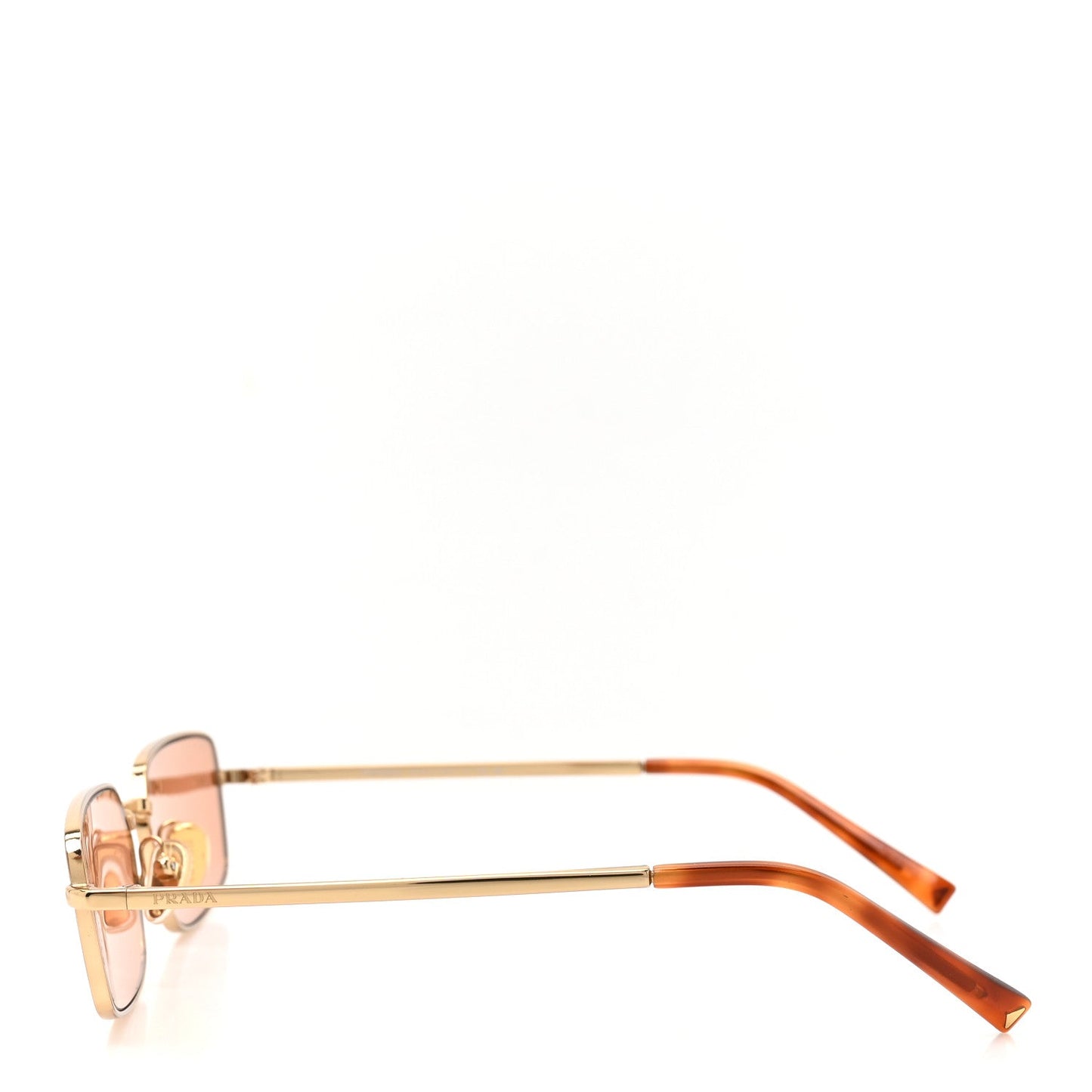Metal Rectangular Sunglasses SPR A60 Gold