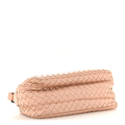 Nappa Intrecciato Crossbody Flamingo