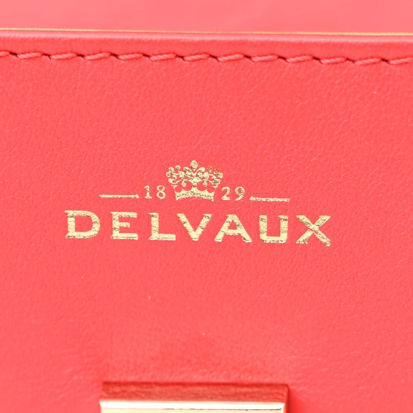 Calfskin MM Tempete Satchel Coral