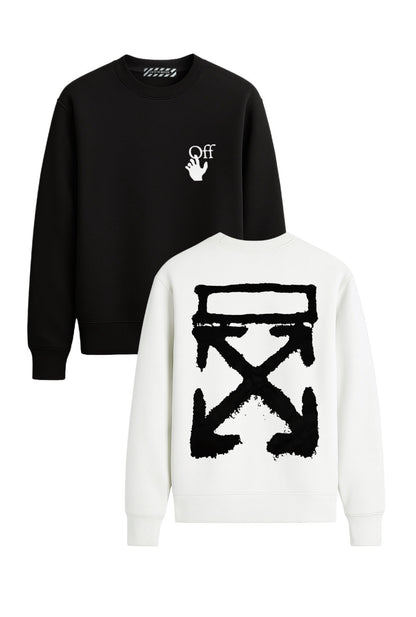 SUDADERA OFF WHIT£