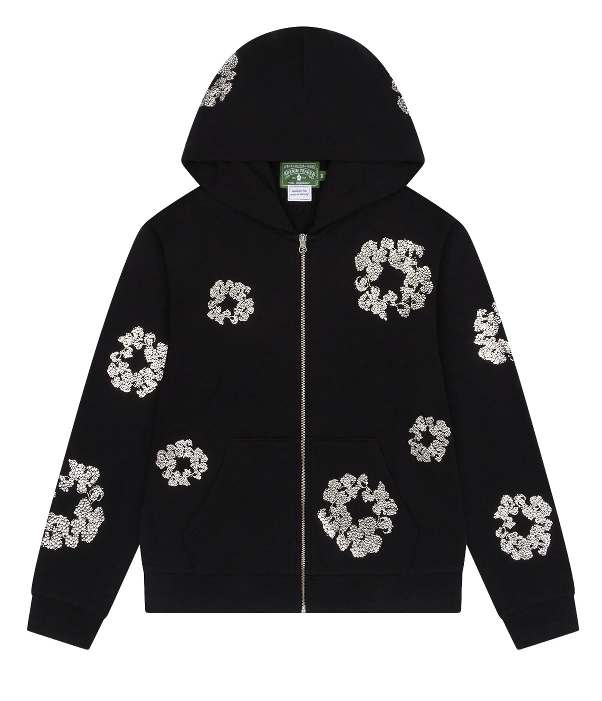 FELPA CON STRAPPI IN DENIM