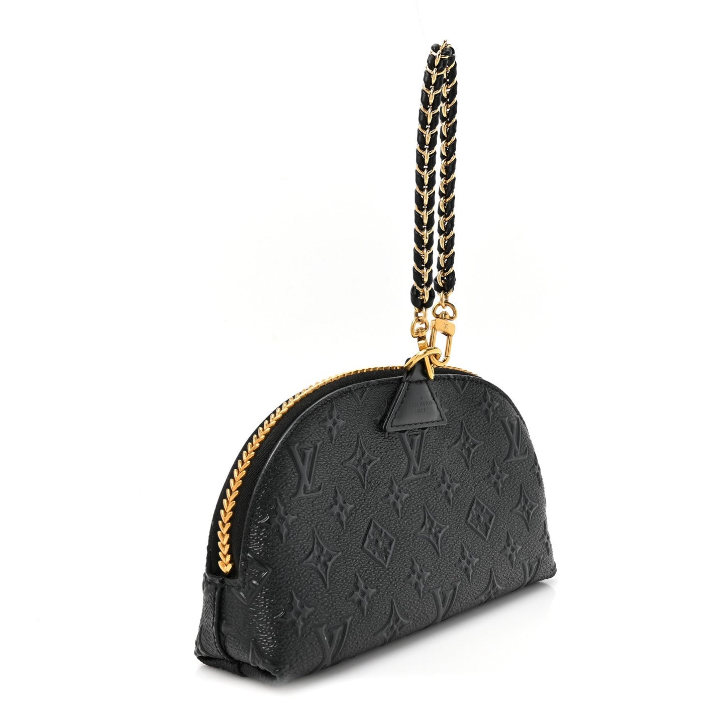 Embossed Monogram Midnight LV Moon Pochette Black
