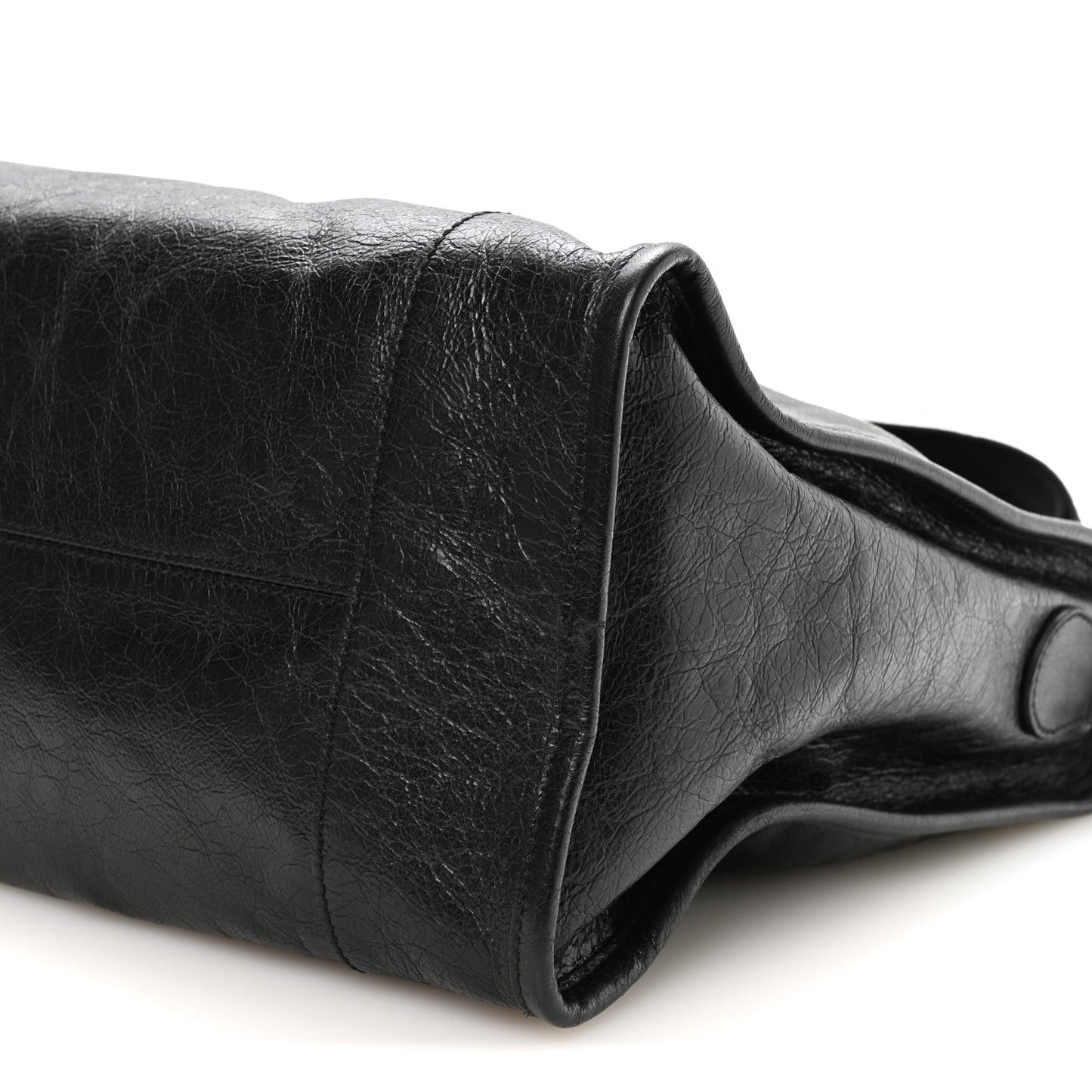 Fluffy Calfskin Morpheus Weekender Duffle Black