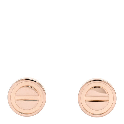 18K Pink Gold LOVE Earrings