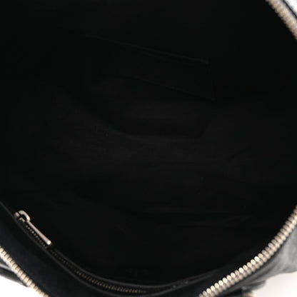 Fluffy Calfskin Morpheus Weekender Duffle Black
