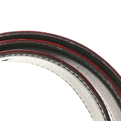 Box Courchevel 32mm H Belt 70 28 Black Rouge Garance
