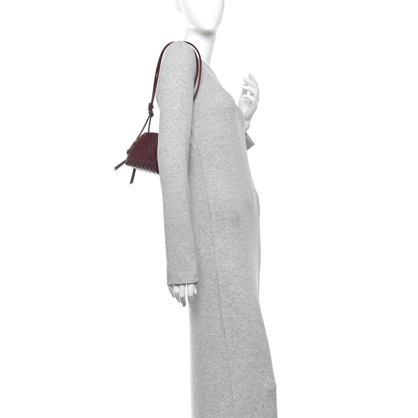 Nappa Intrecciato Concert Pouch Barolo