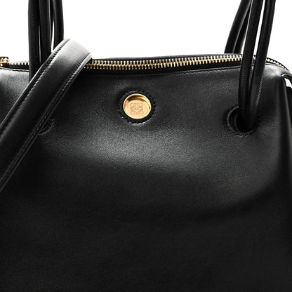 Supple Calfskin Small Madrid Bag  Black