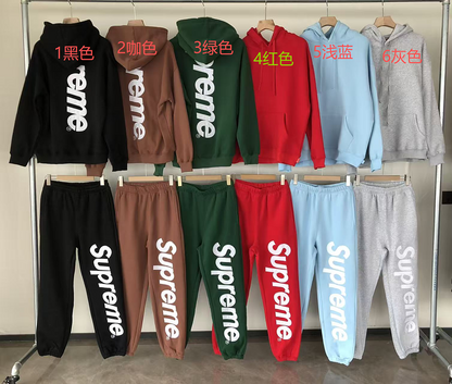 TOP￥~125 PANTS￥~115 S🔥P🔥E🔥E HOODIE TROUSERS FLEECE