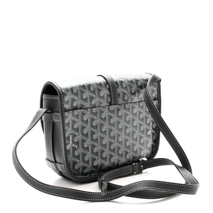 Goyardine Belvedere II PM Messenger Bag Gray