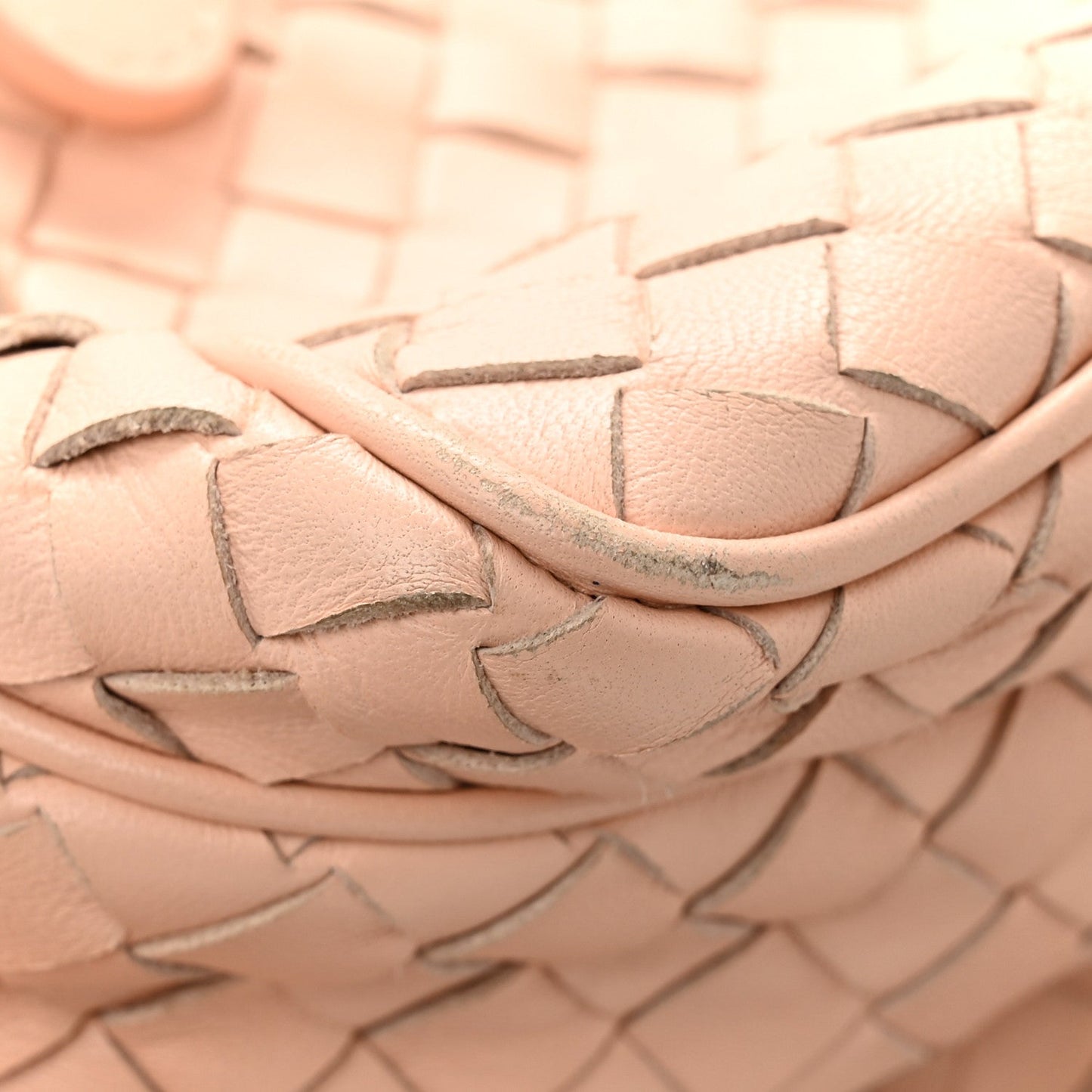 Nappa Intrecciato Crossbody Flamingo