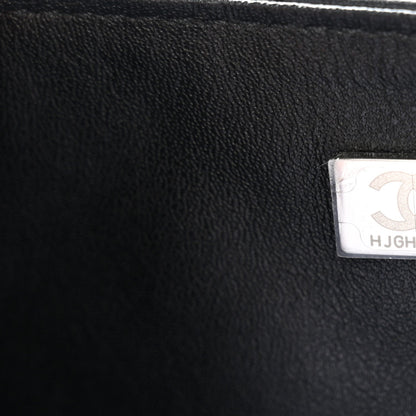 Aged Calfskin Quilted 2.55 Reissue Mini Flap So Black