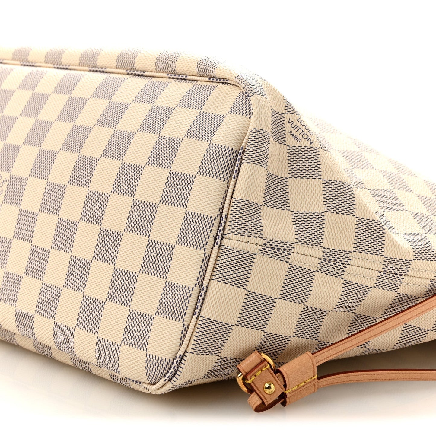 Damier Azur Neo Neverfull MM Rose Ballerine
