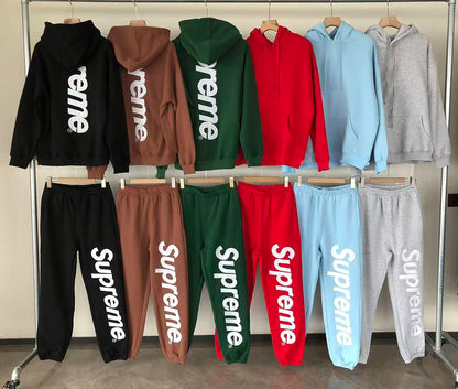 TOP￥~125 PANTS￥~115 S🔥P🔥E🔥E HOODIE TROUSERS FLEECE