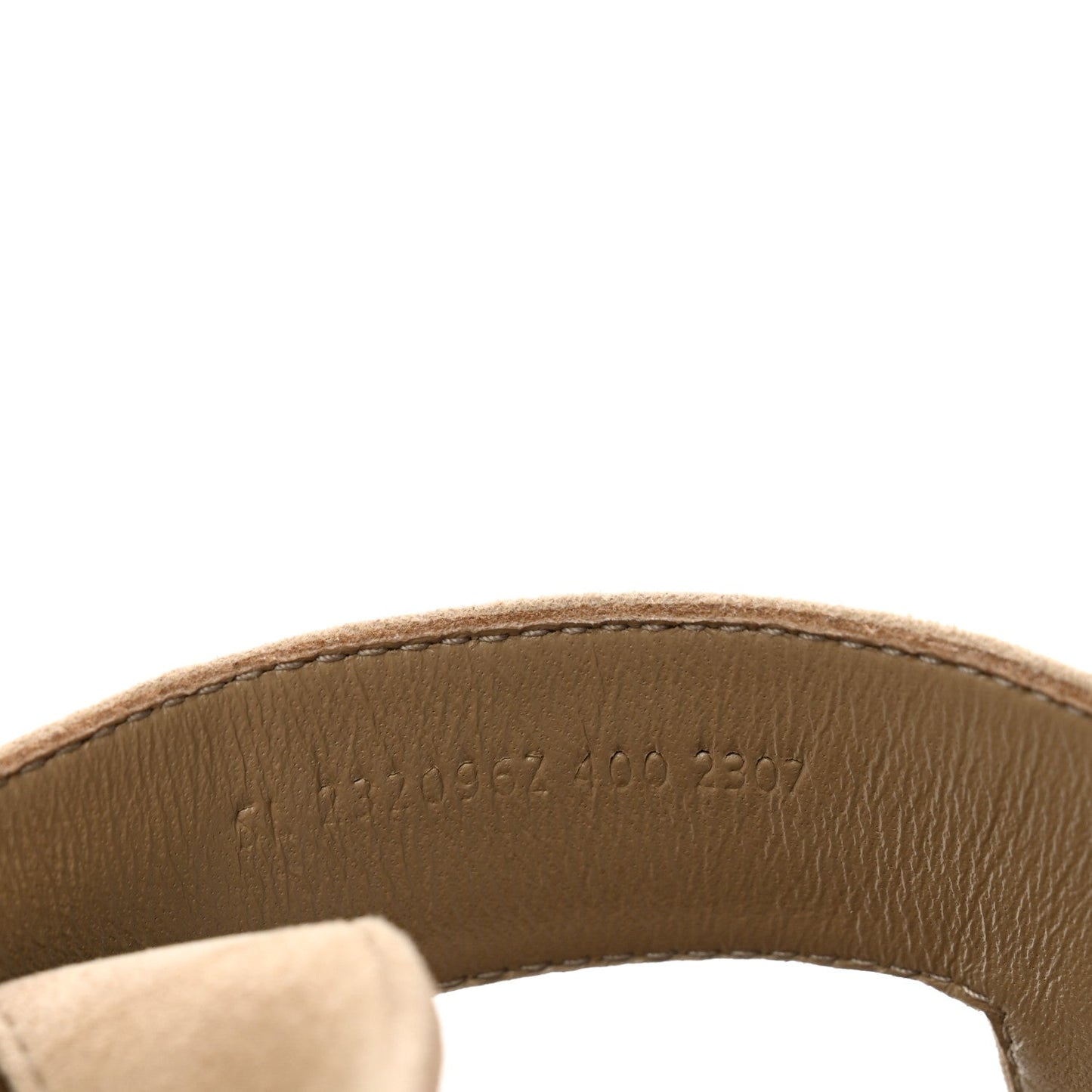 Suede Goatskin Cork Havana 30 Sandals 40 Beige Argile