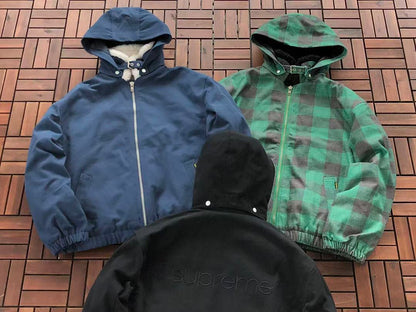 GREEN BLACK BLUE S🔥P🔥E🔥E JACKET FLEECE