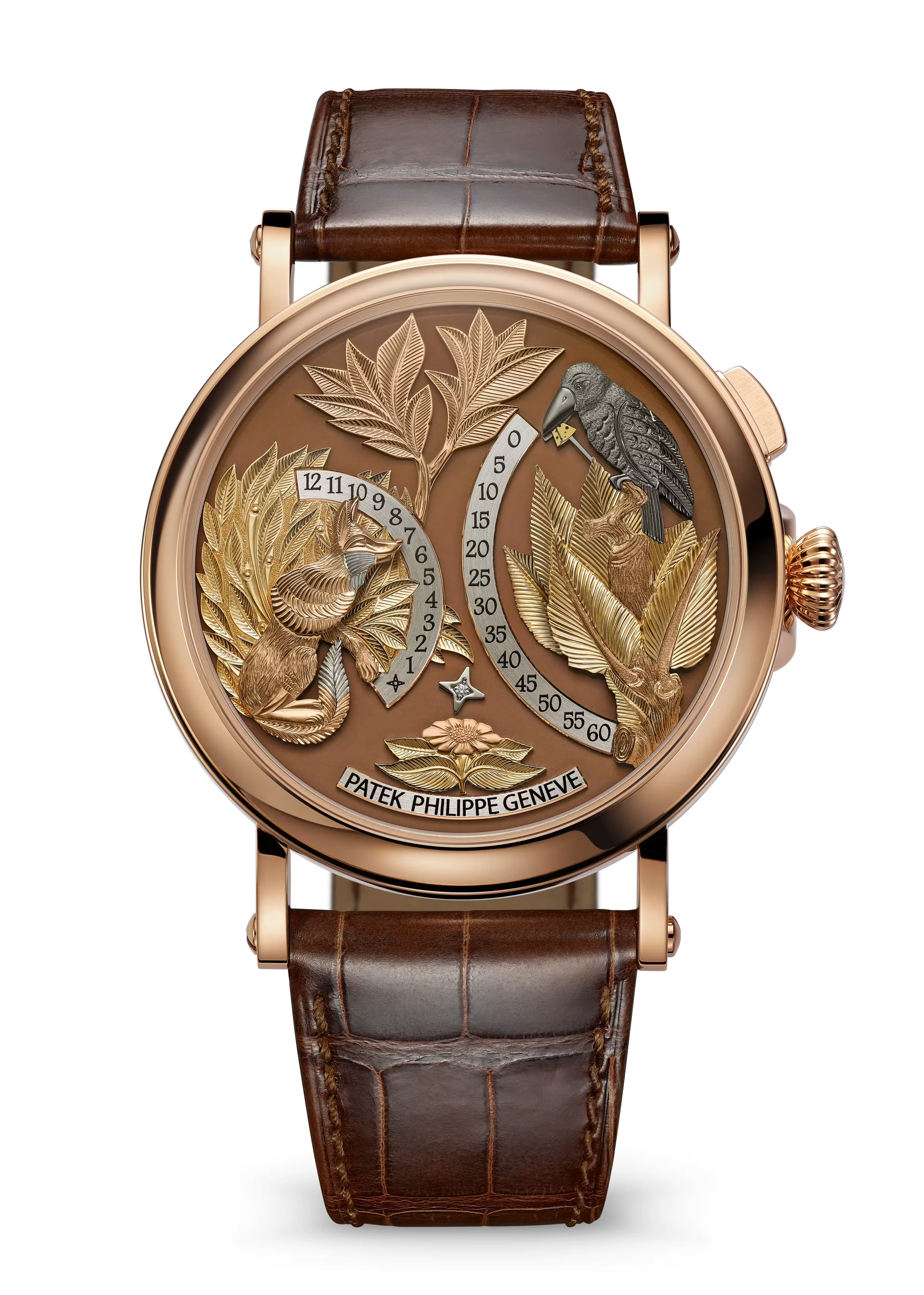 Patek Philippe Phillippe Grand Complications Automation Opaline Matara Brown
