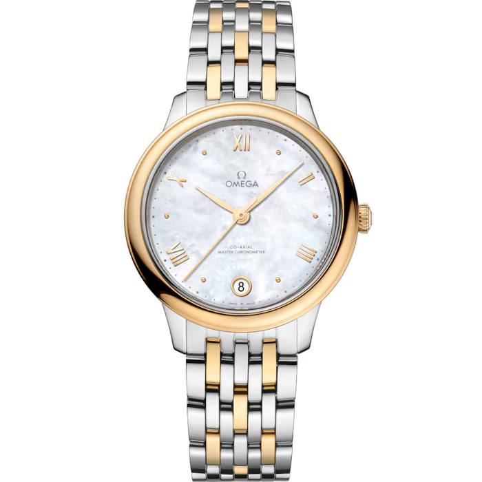 Omega De Ville Prestige White